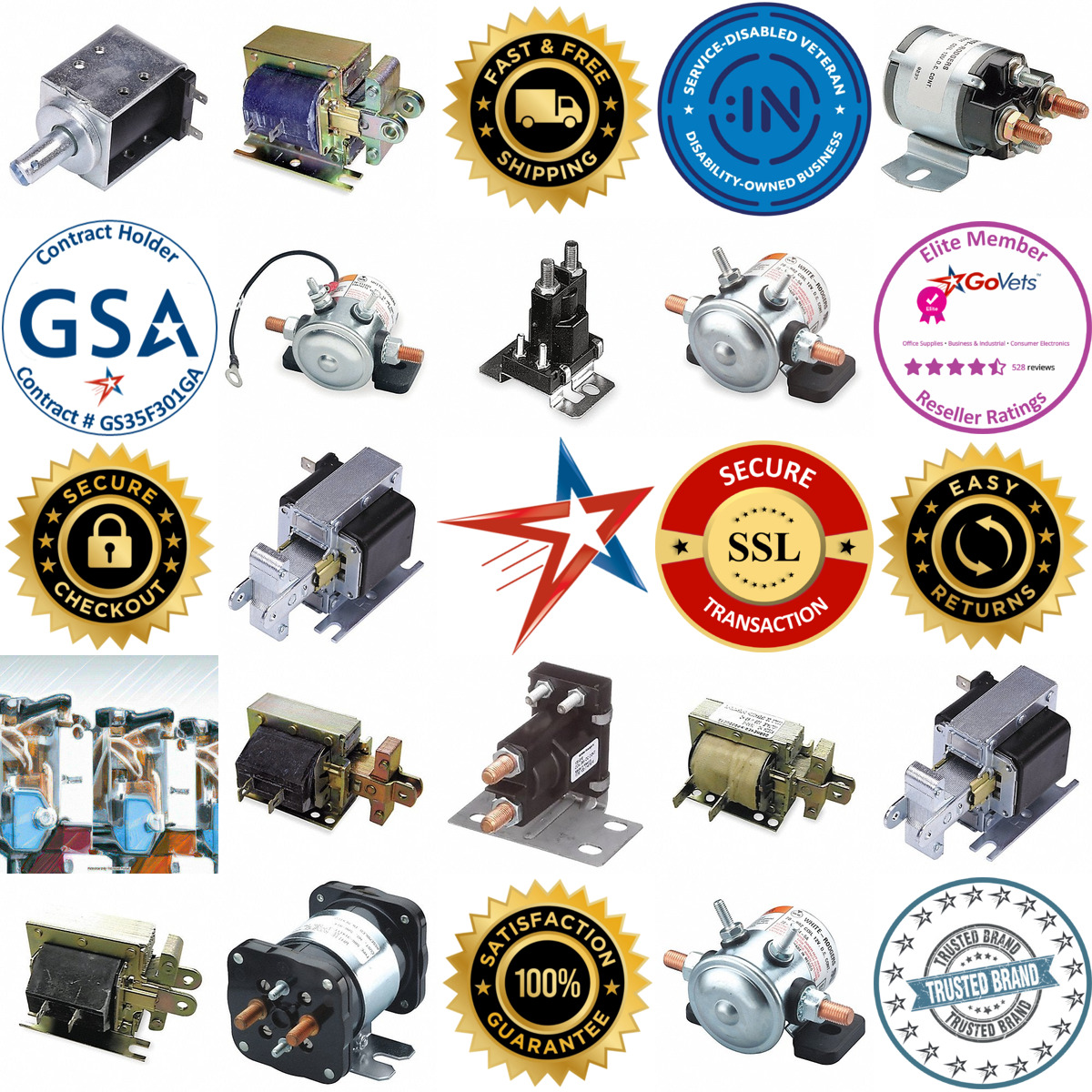 A selection of Solenoids products on GoVets