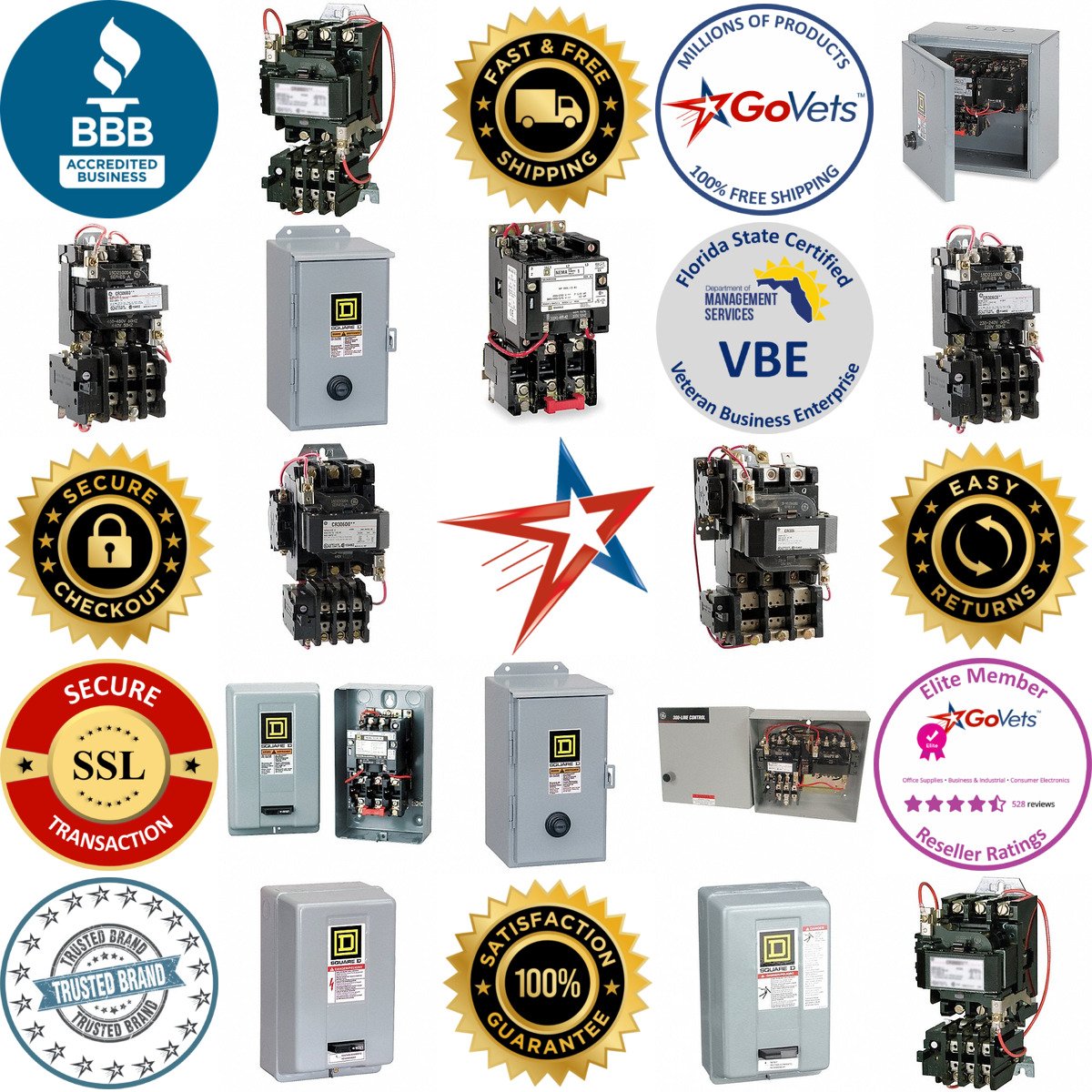 A selection of Magnetic Starters With Thermal Overload products on GoVets