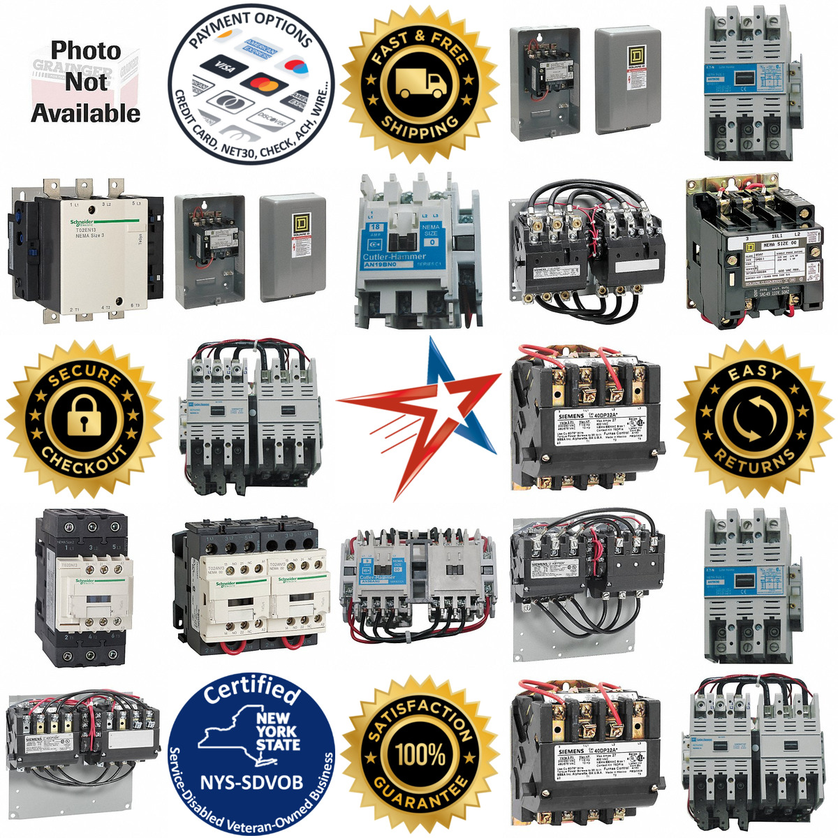 A selection of Nema Magnetic Contactors products on GoVets