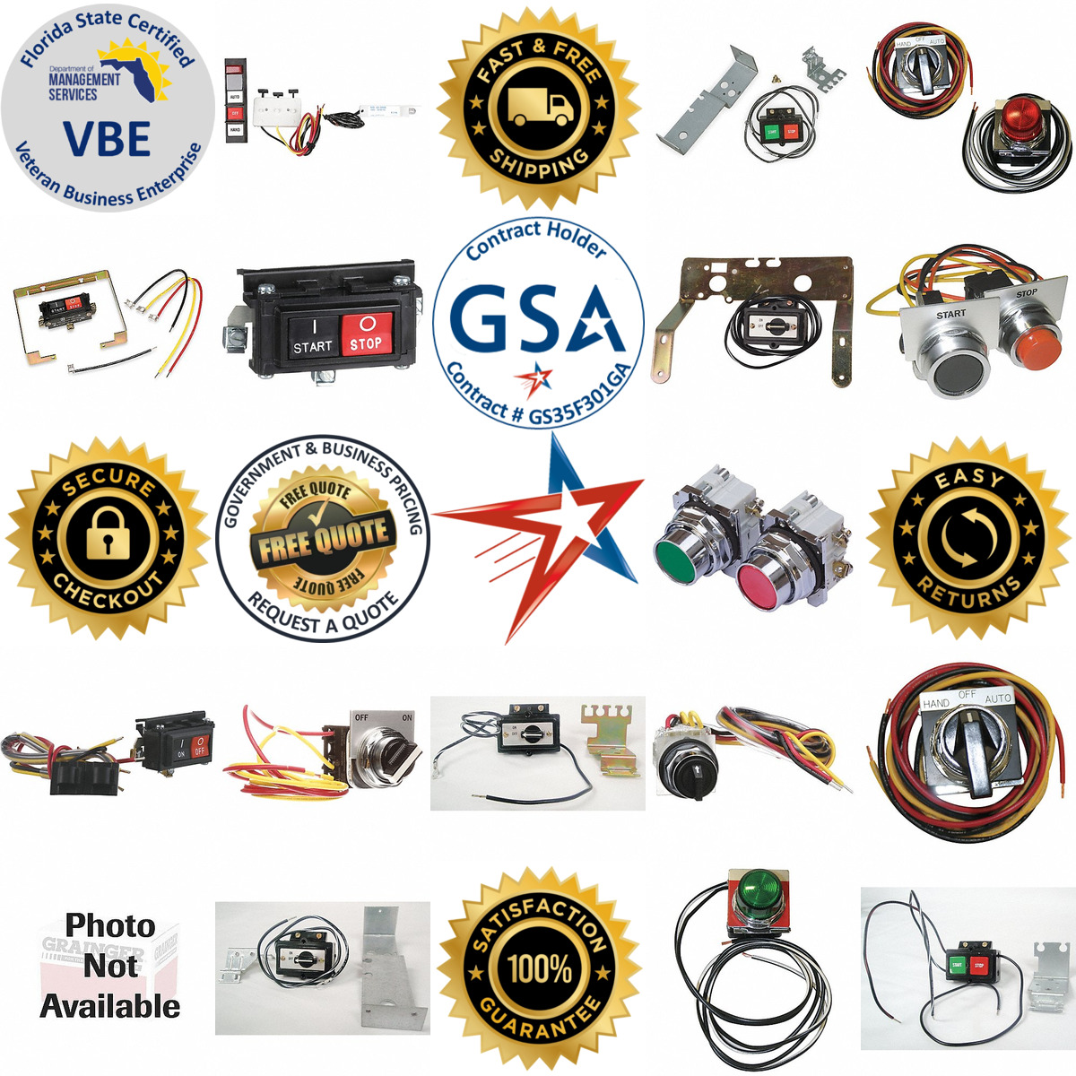 A selection of Starter Control Kit products on GoVets