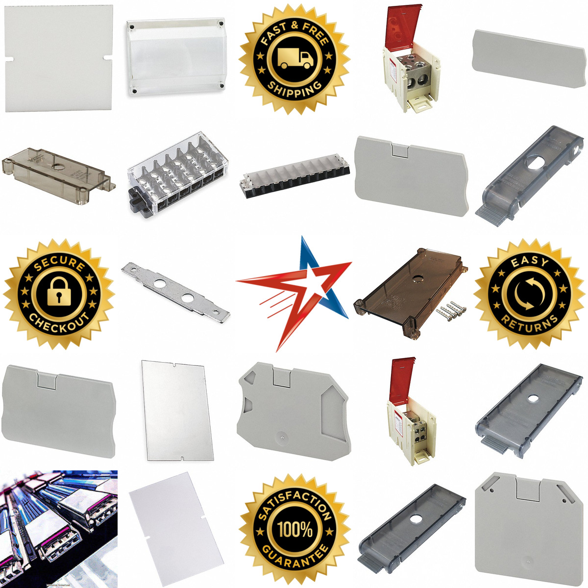 A selection of Block Covers and Strip Connectors products on GoVets