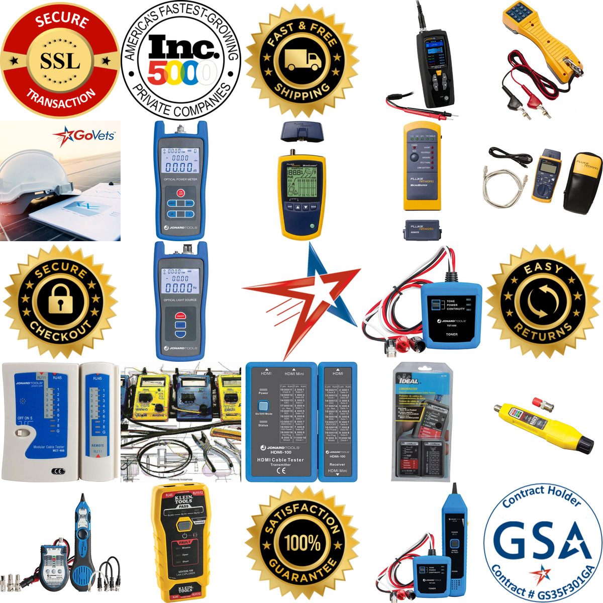 A selection of Cable Testers products on GoVets