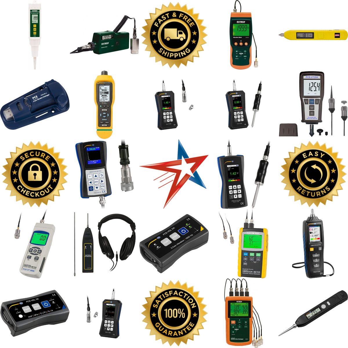 A selection of Vibration Meters products on GoVets