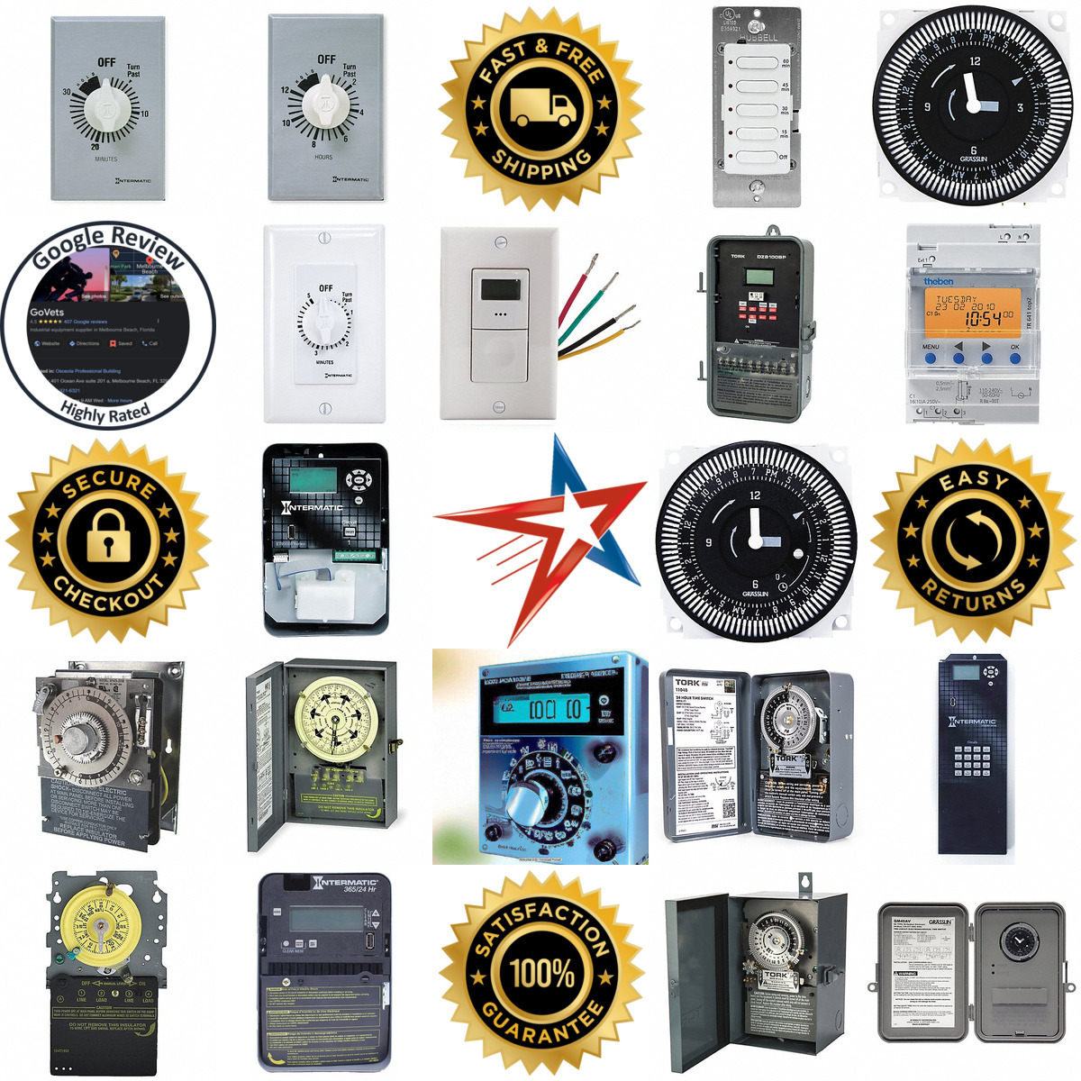 A selection of Timers products on GoVets