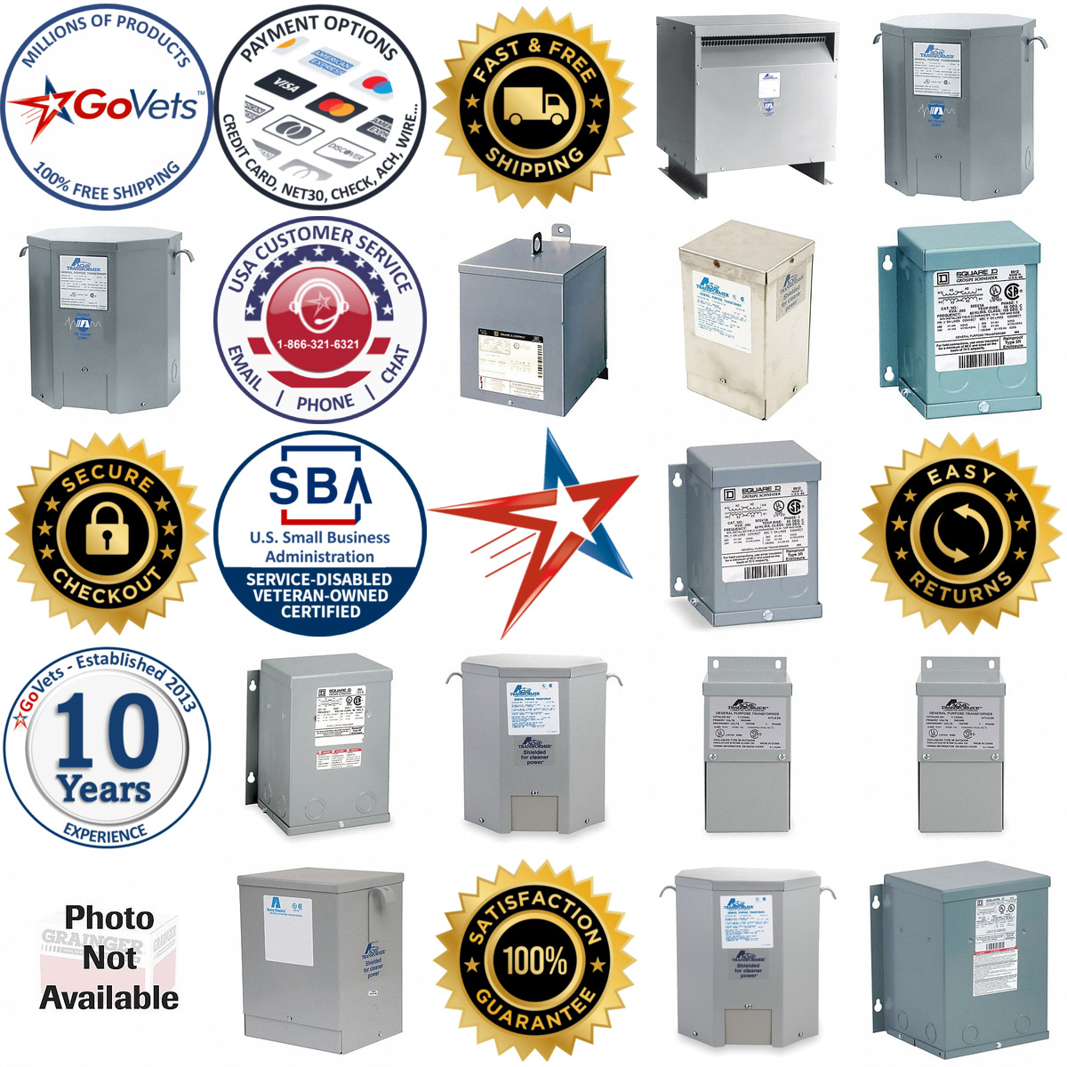 A selection of Single Phase Transformers products on GoVets