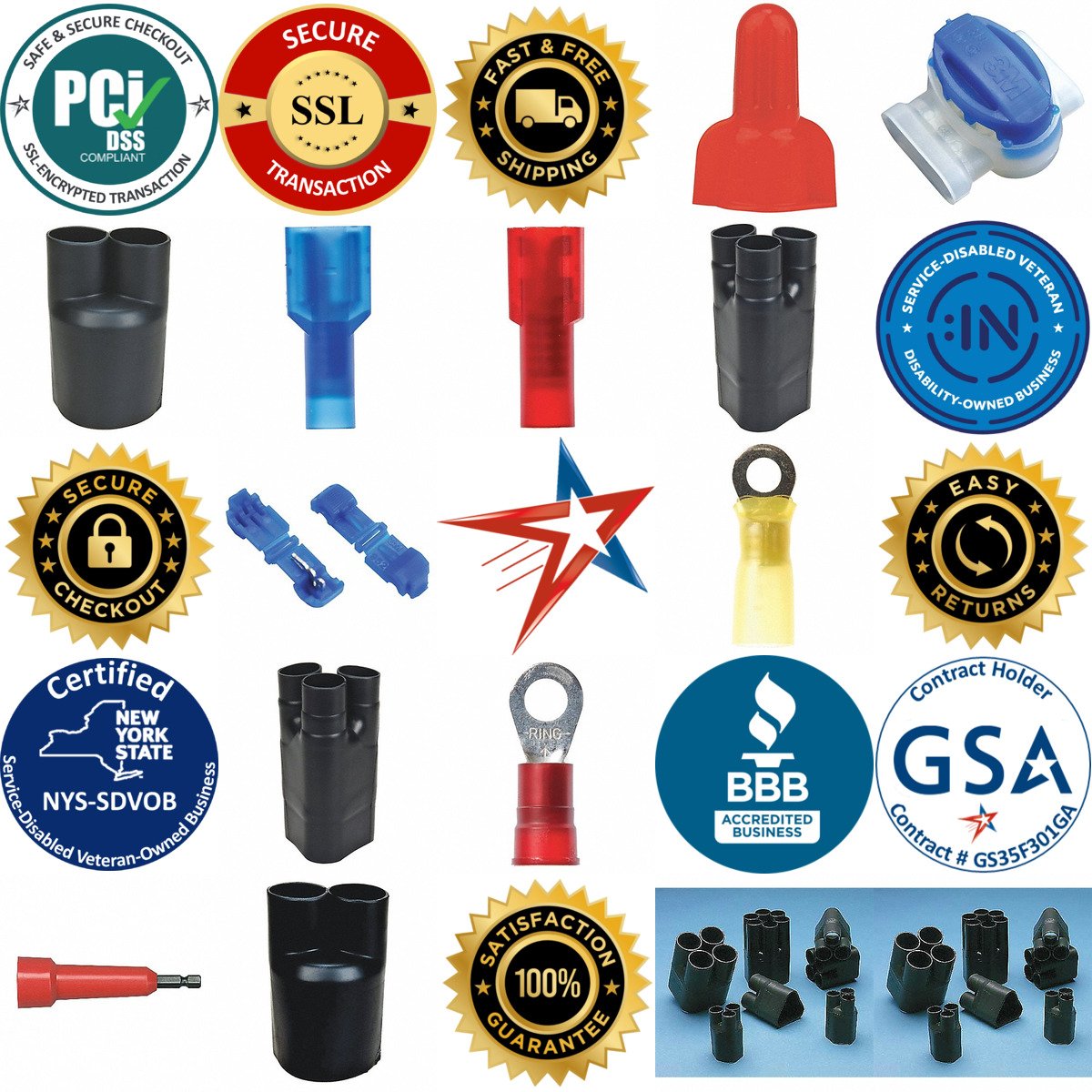 A selection of Heat Shrink Breakout Boots products on GoVets