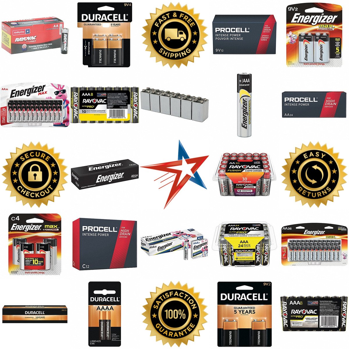 A selection of Disposable Standard Batteries products on GoVets