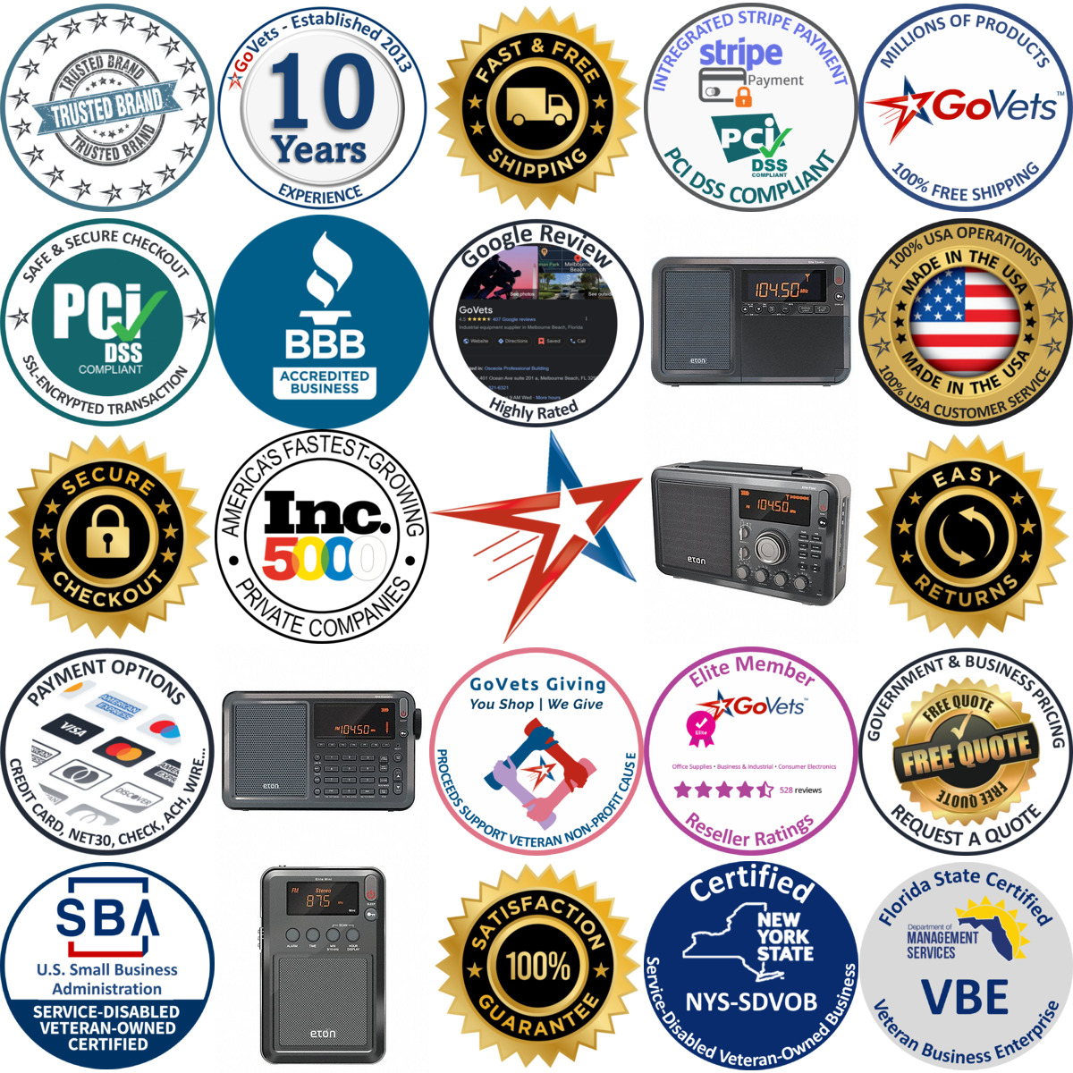 A selection of Shortwave Radios products on GoVets