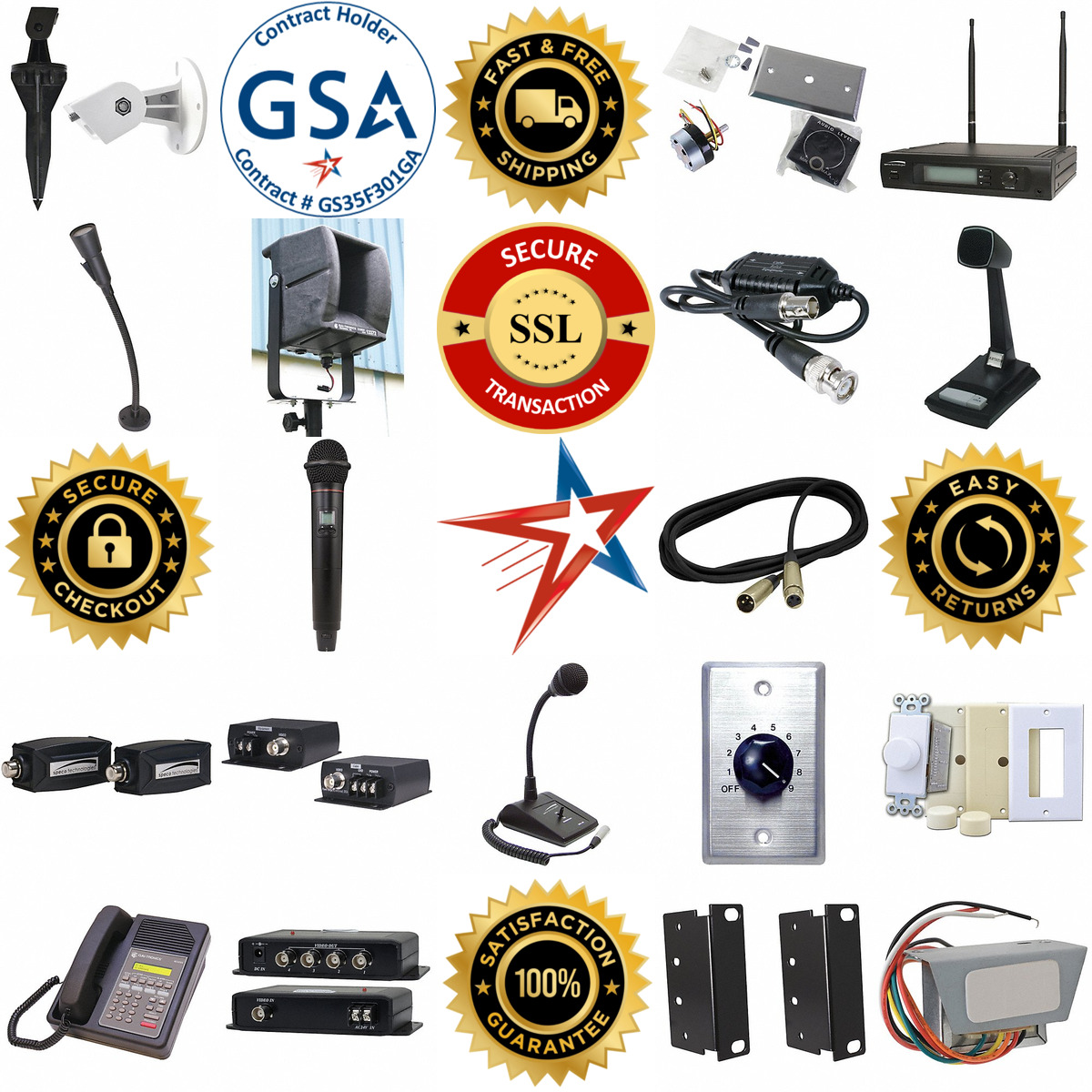 A selection of pa System Accessories products on GoVets