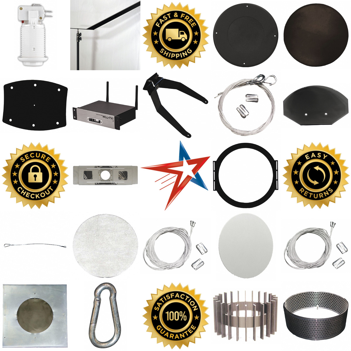 A selection of Speaker Subwoofer and Amplifier Accessories products on GoVets