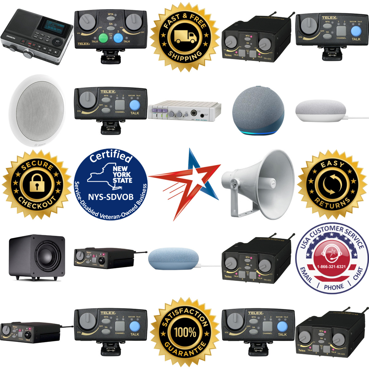 A selection of Home Audio products on GoVets