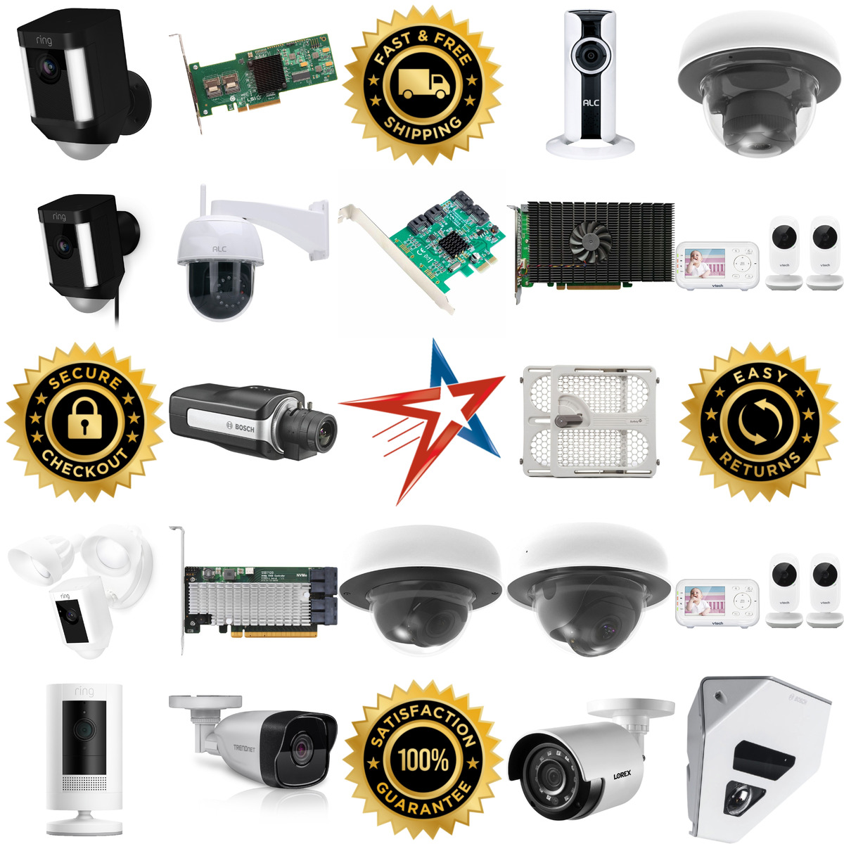 A selection of Security Cameras and Surveillance products on GoVets