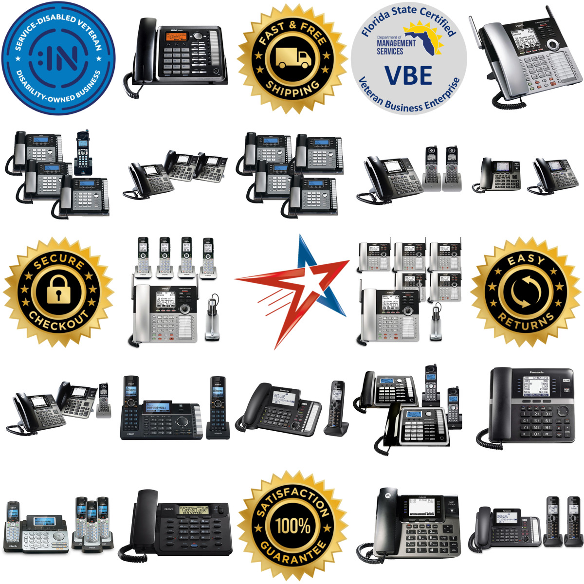 A selection of Multi Line Phones products on GoVets