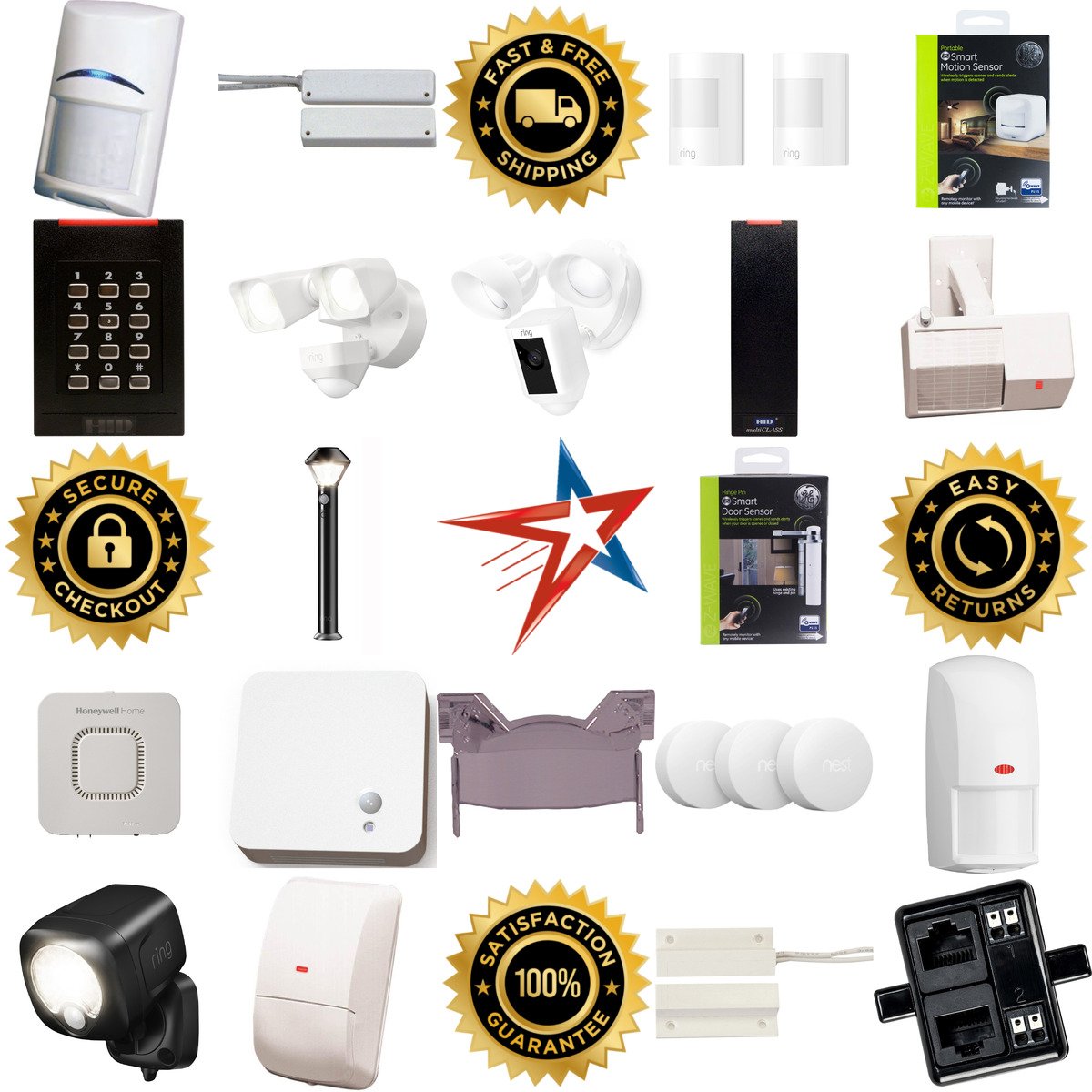 A selection of Home Security products on GoVets