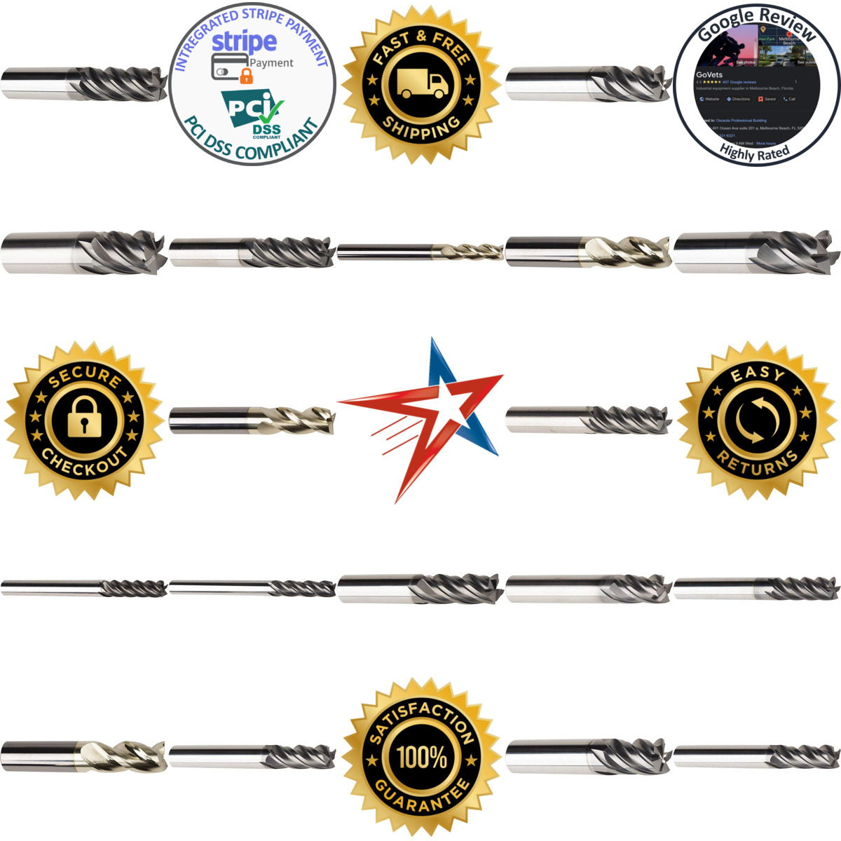 A selection of American Tool Service products on GoVets