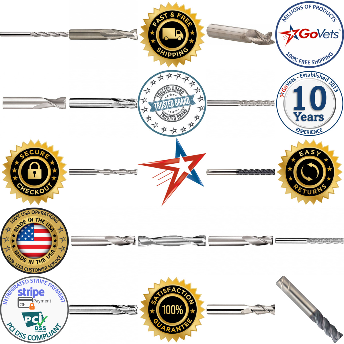 A selection of Jobber Length Drill Bits products on GoVets