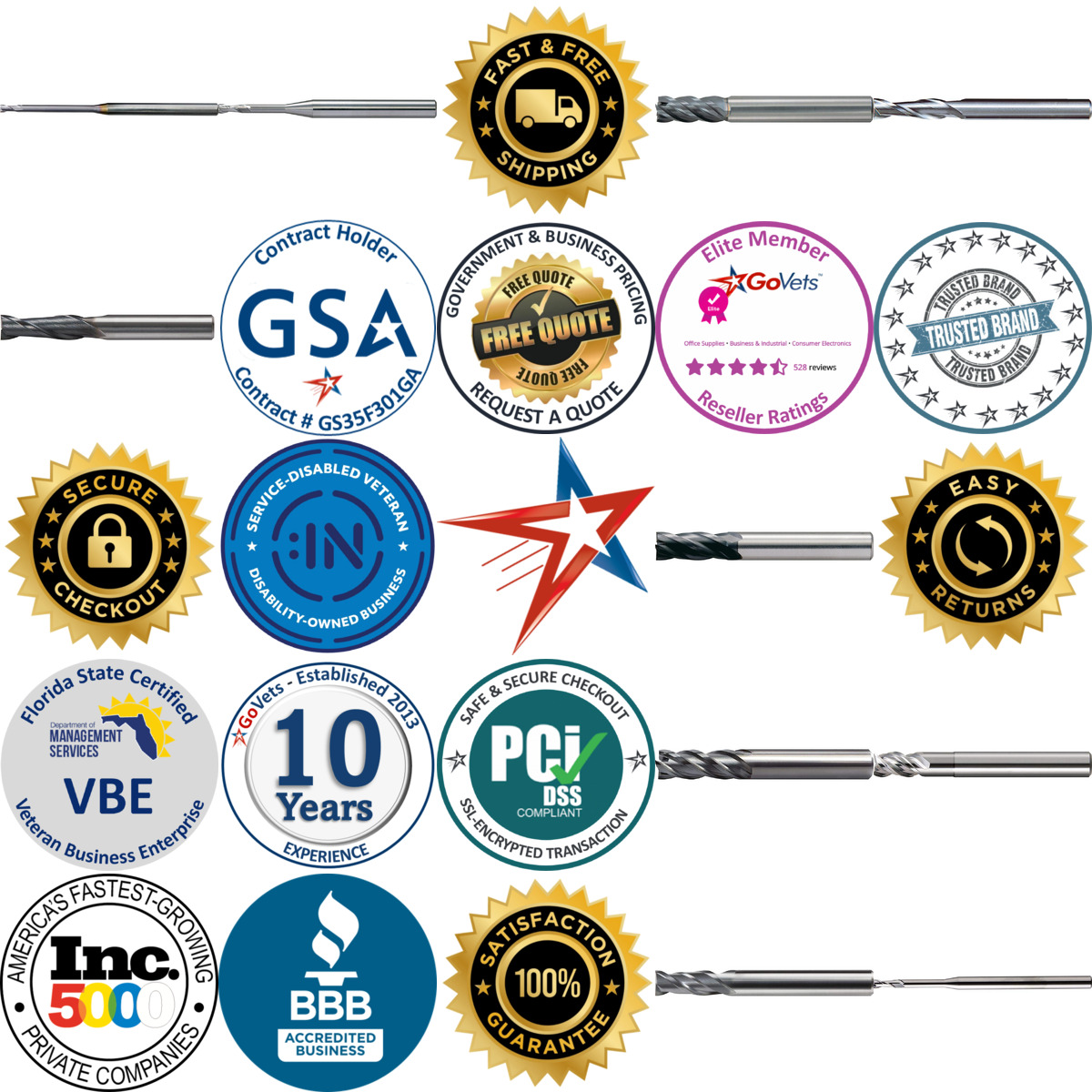 A selection of us Union Tool products on GoVets