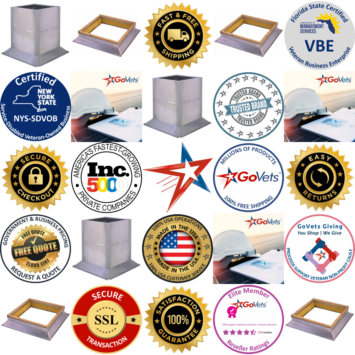 A selection of Roof Curbs products on GoVets