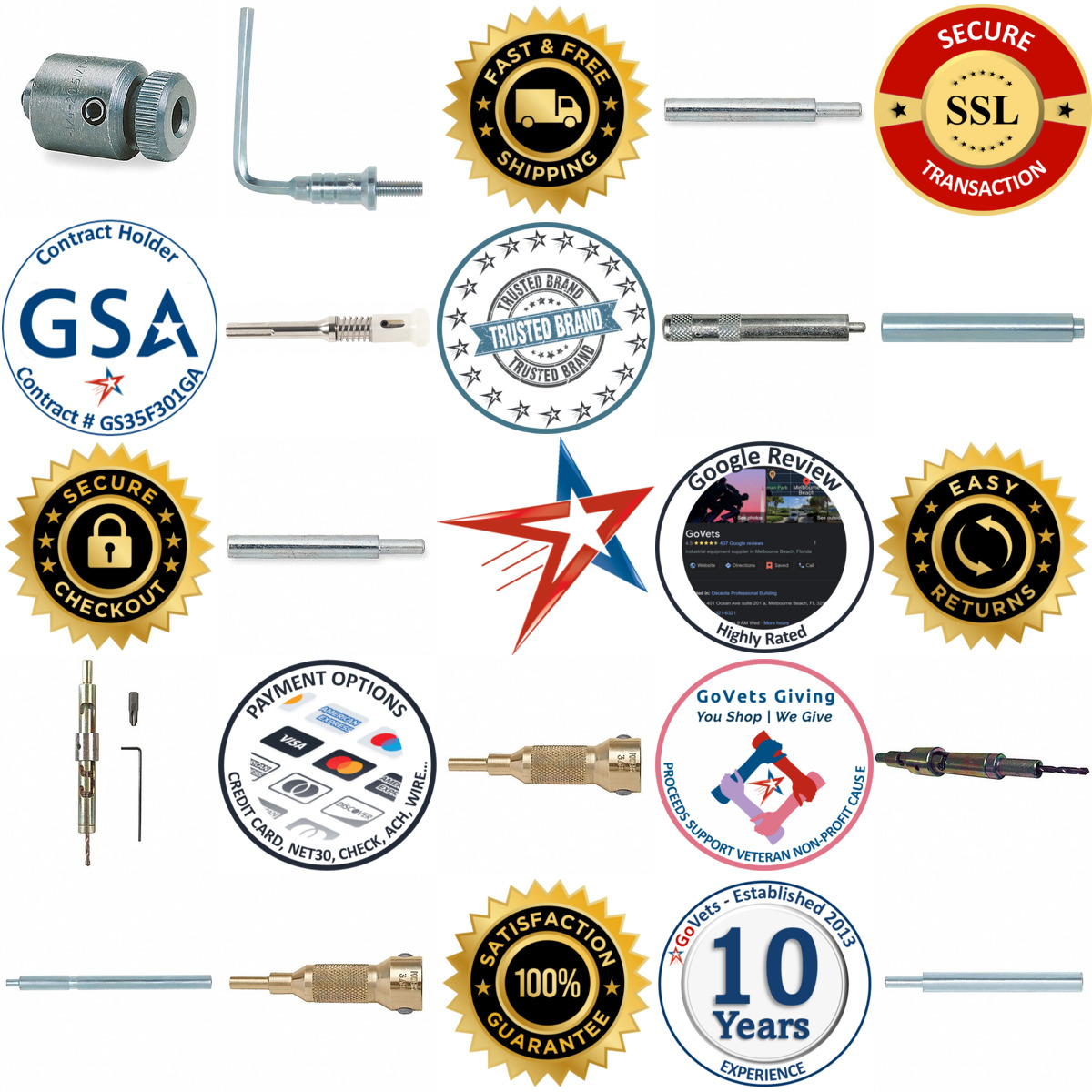 A selection of Anchor Setting Tools products on GoVets