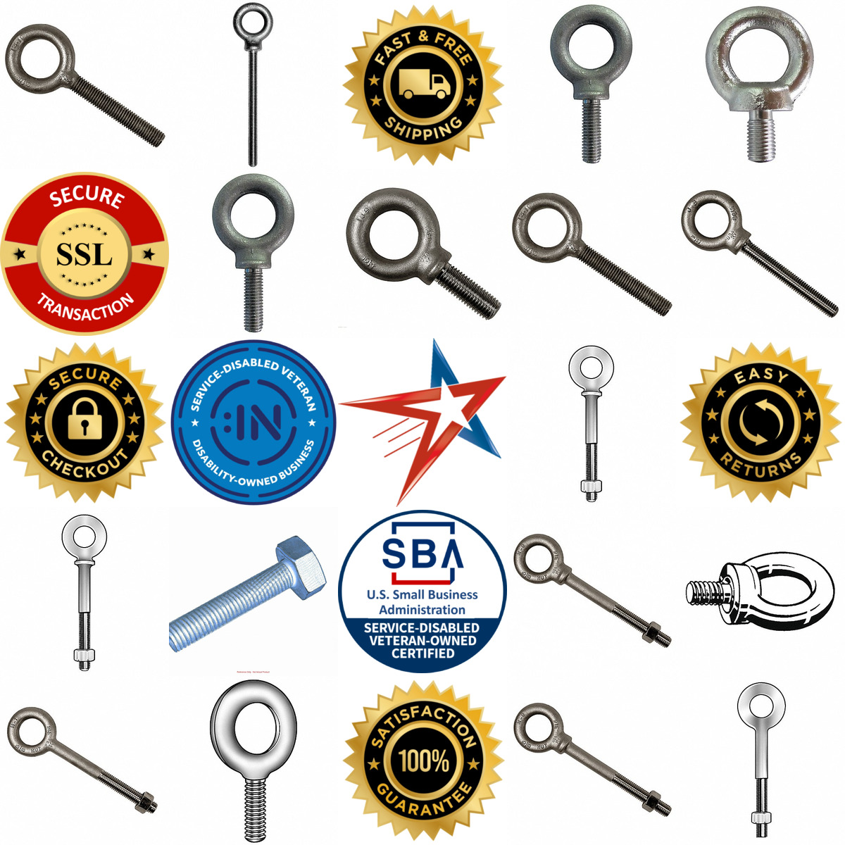 A selection of Eyebolts products on GoVets