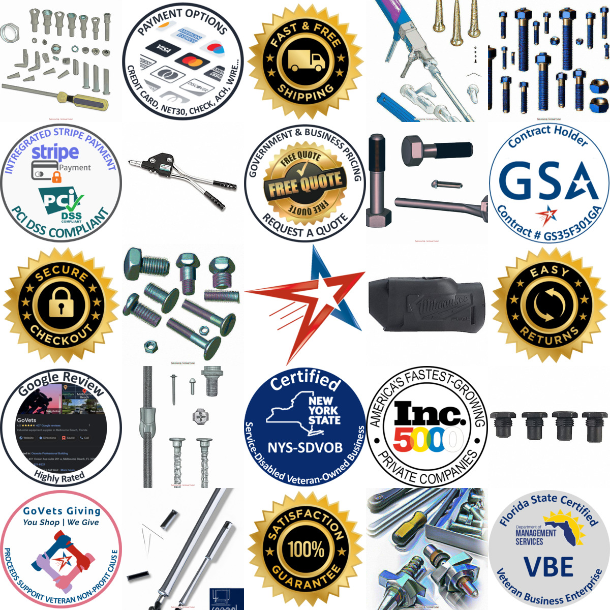 A selection of Rivet Tool Accessories products on GoVets