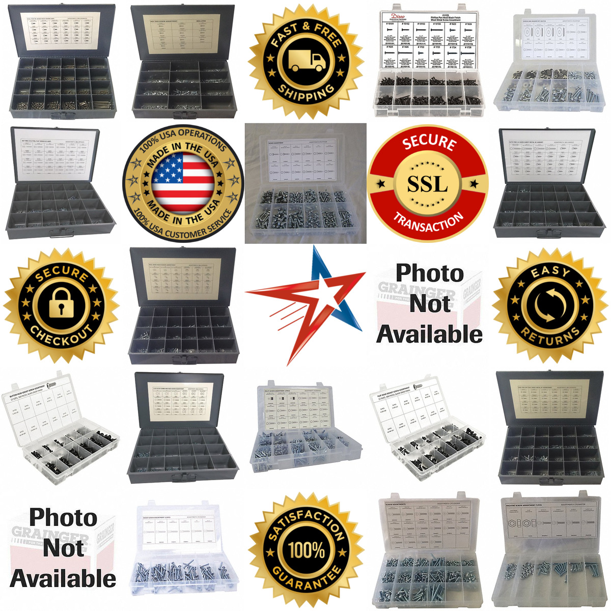 A selection of Screw Assortments products on GoVets