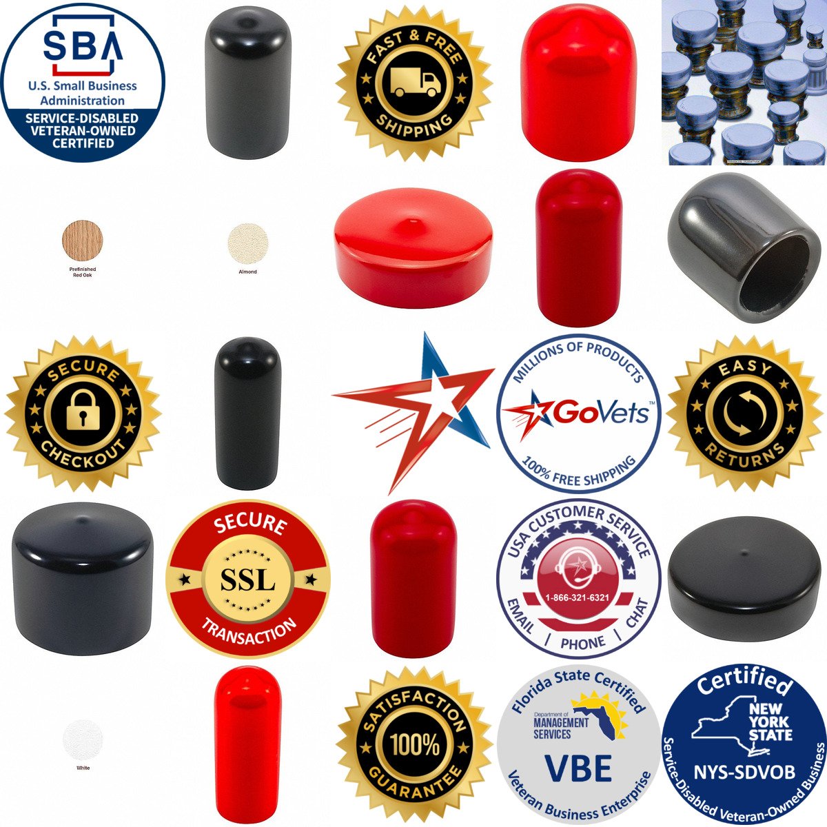 A selection of Screw Caps products on GoVets