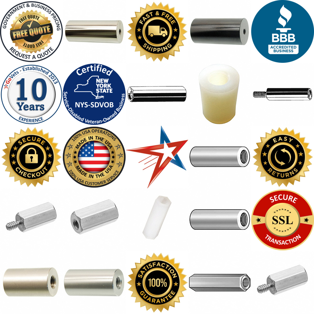 A selection of Standoffs products on GoVets