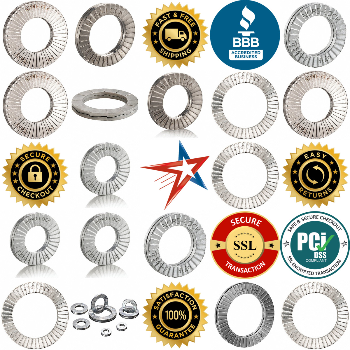 A selection of Wedge Lock Washers products on GoVets