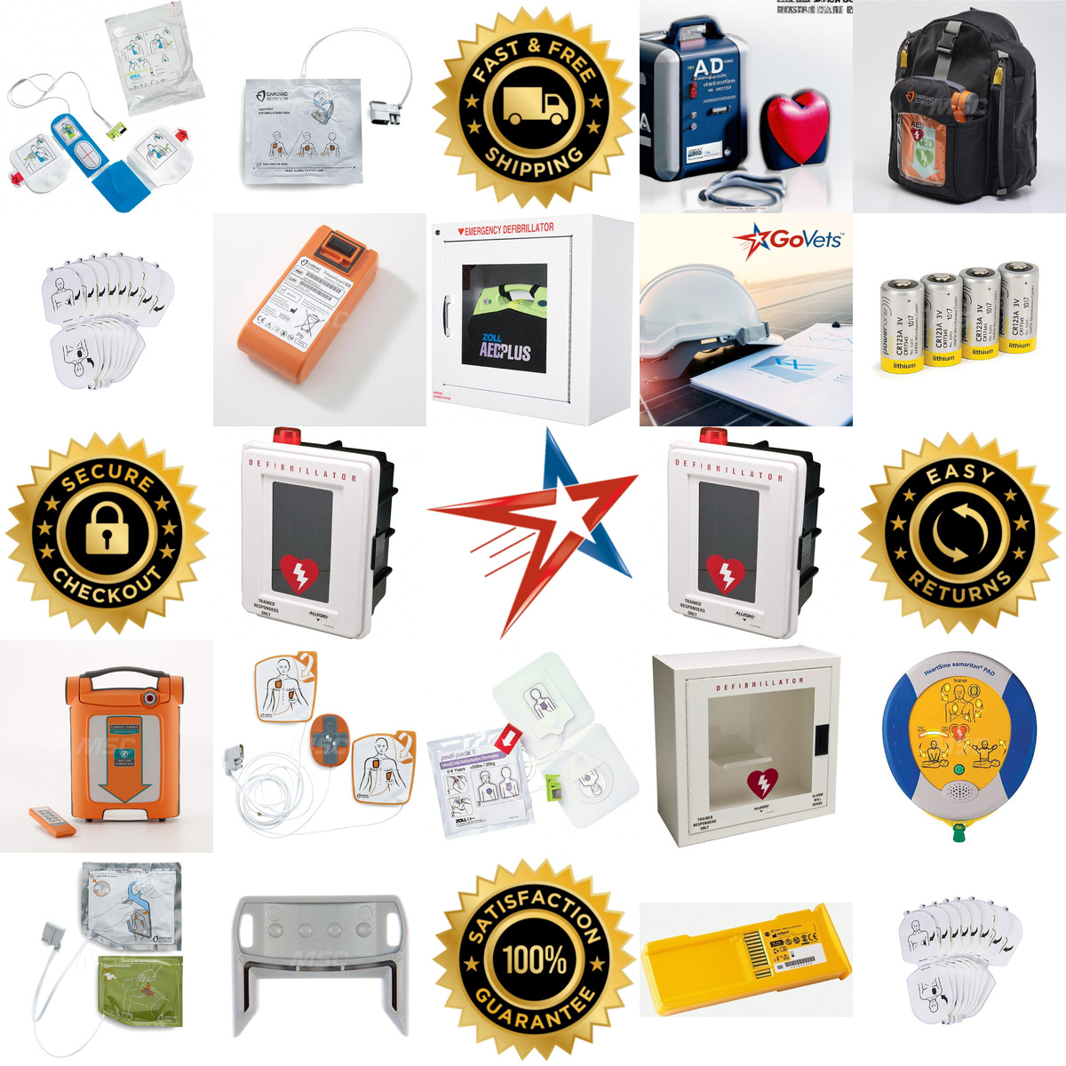 A selection of Defibrillator Aed Accessories products on GoVets