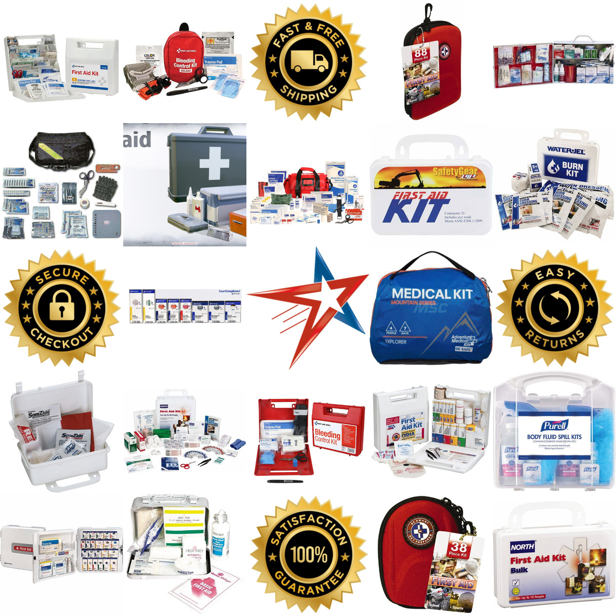 A selection of Full First Aid Kits products on GoVets