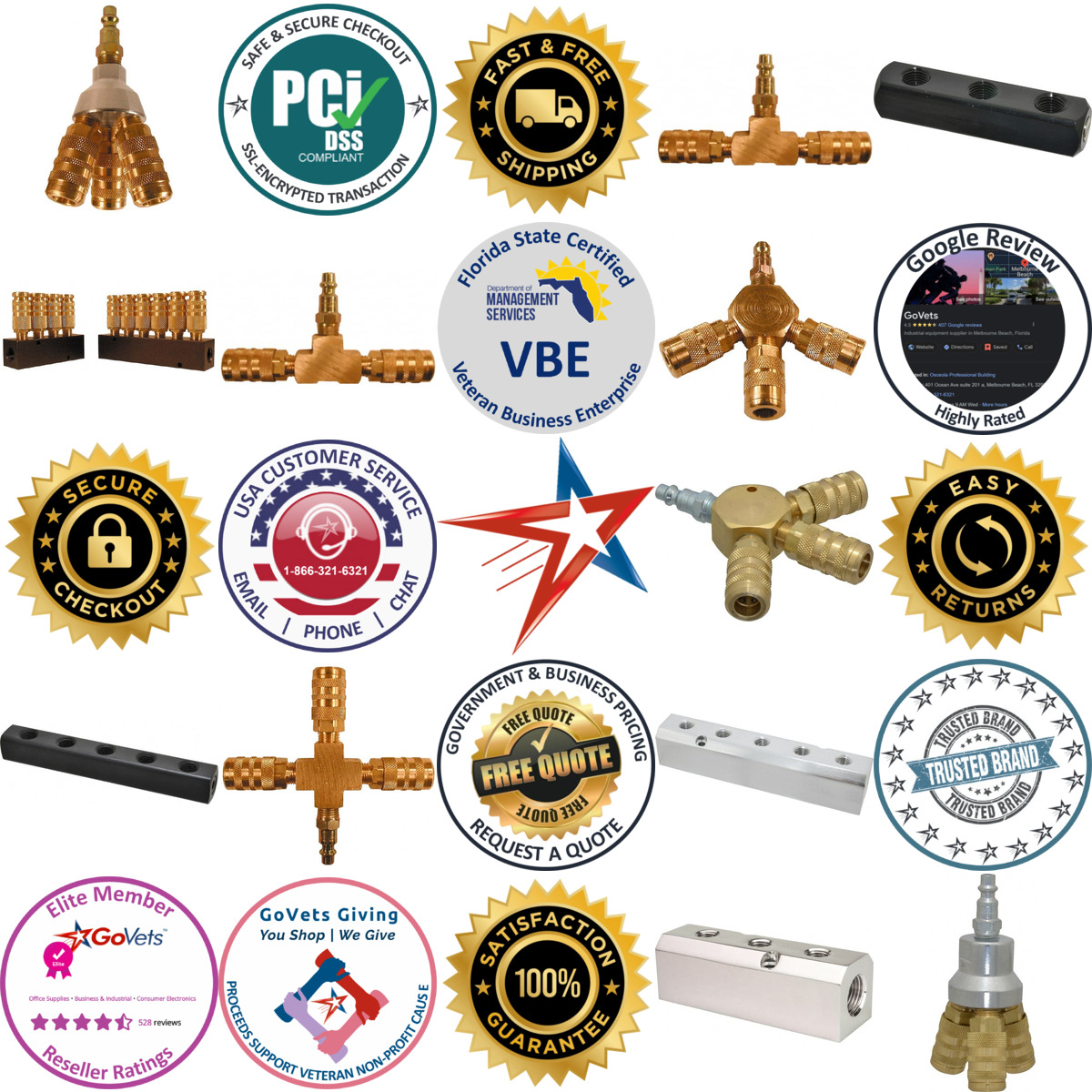 A selection of Coilhose Pneumatics products on GoVets