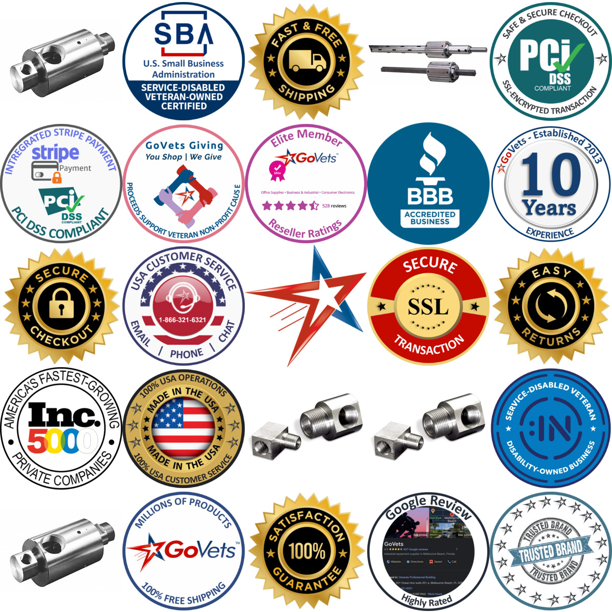 A selection of Rotary Union Accessories products on GoVets