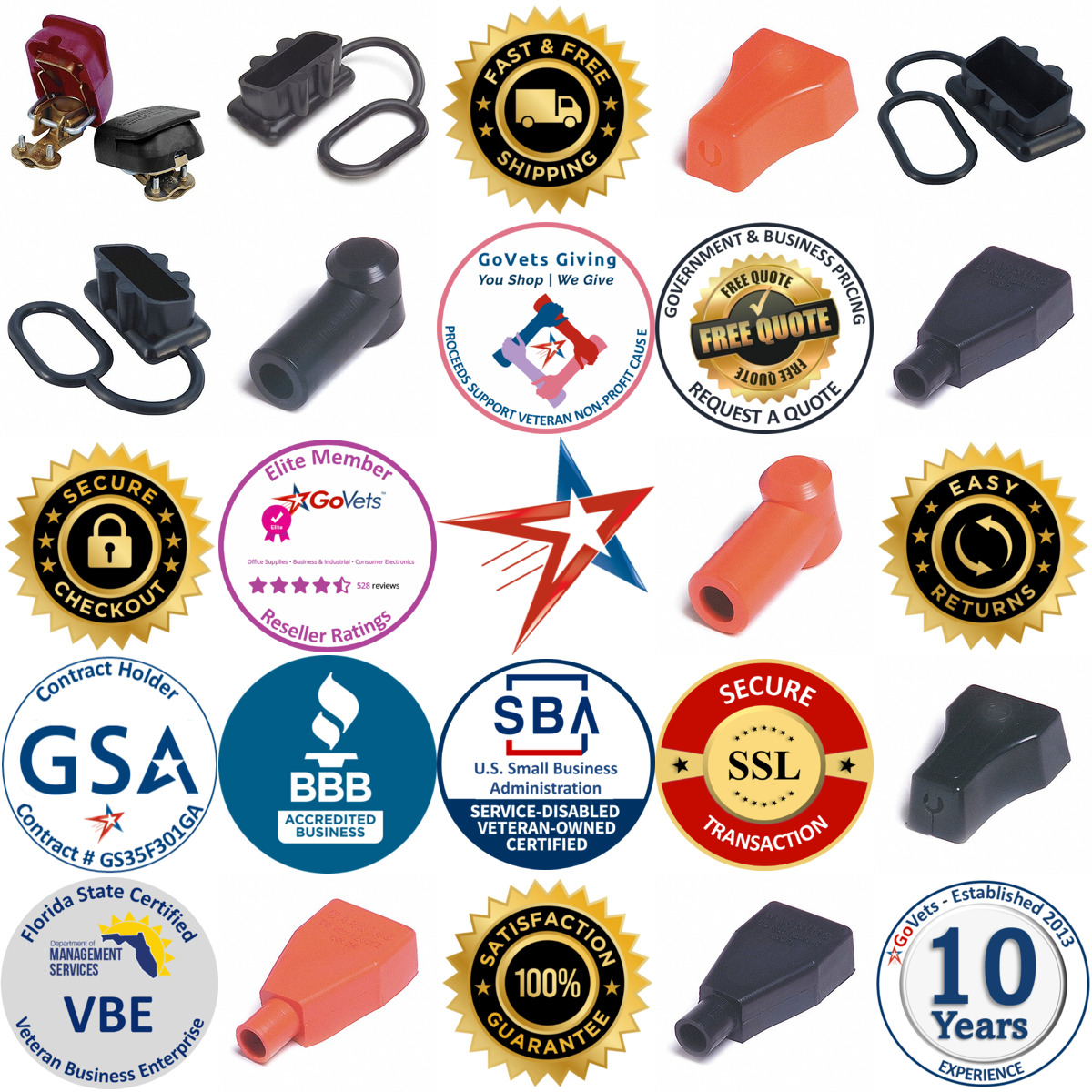 A selection of Automotive Battery Caps products on GoVets