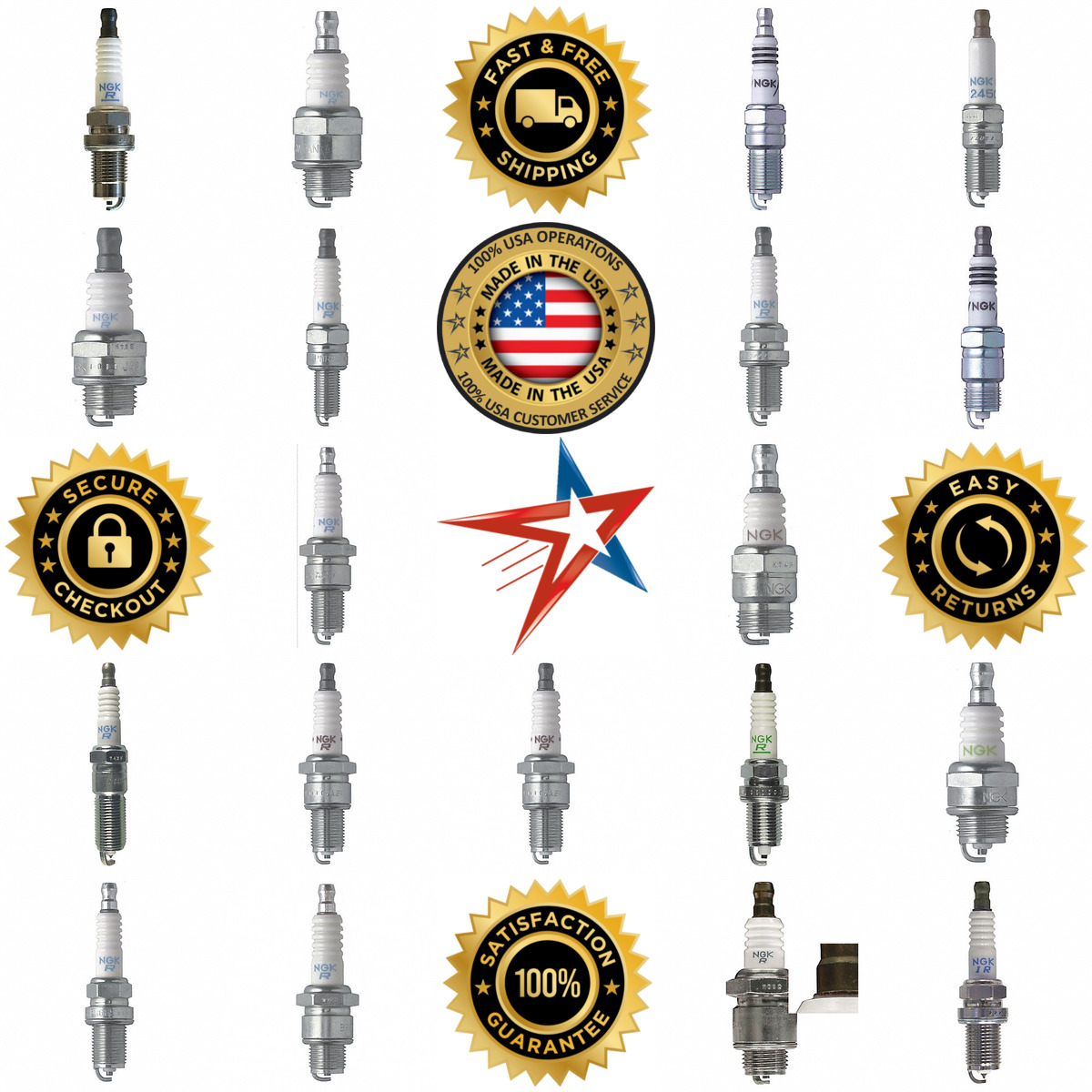 A selection of Automotive Spark Plugs products on GoVets