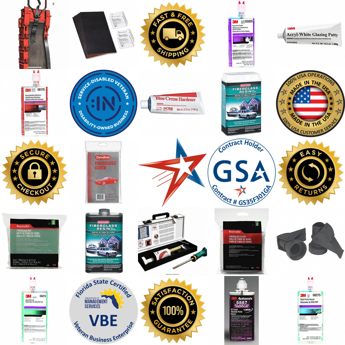 A selection of Body Repair Patches products on GoVets