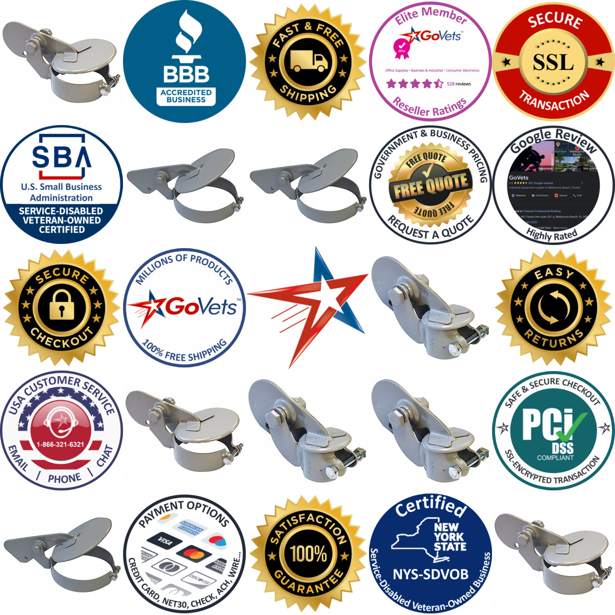 A selection of Exhaust Rain Caps products on GoVets