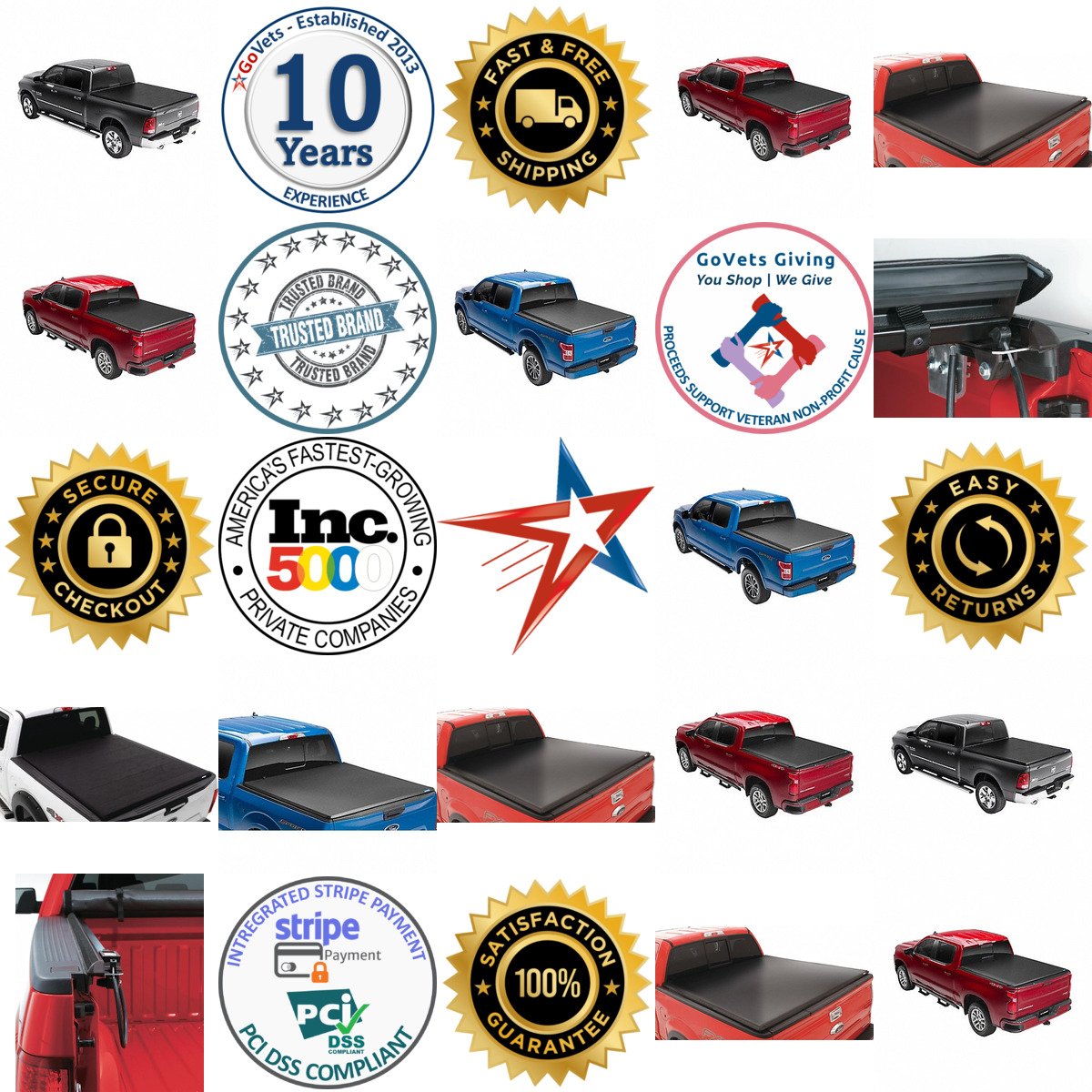 A selection of Tonneau Covers products on GoVets