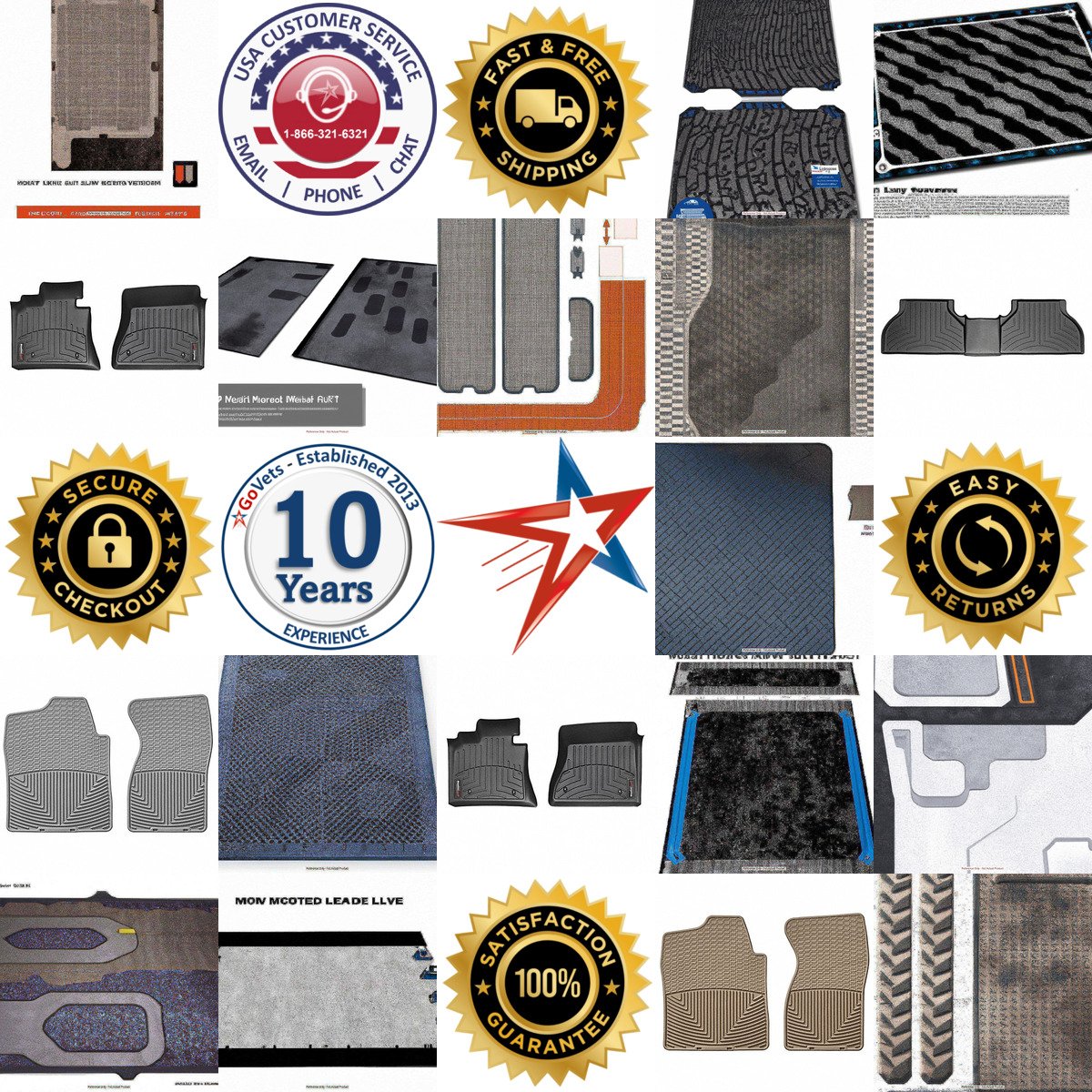 A selection of Automotive Floor Mats products on GoVets