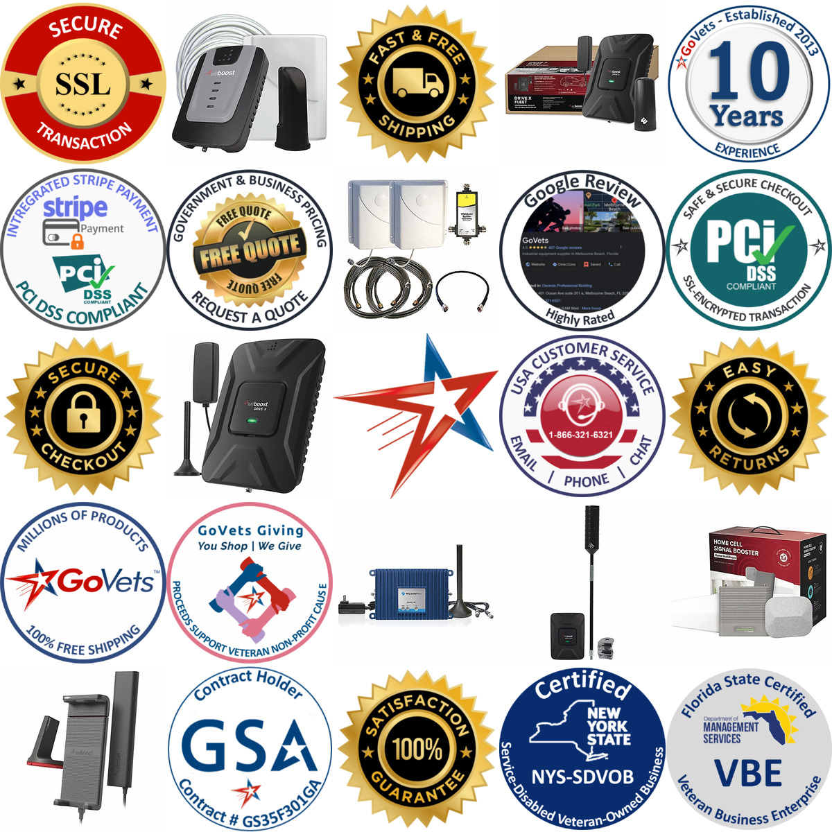 A selection of Signal Amplifiers products on GoVets