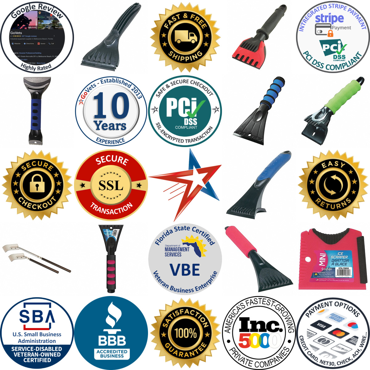 A selection of Ice Scrapers products on GoVets