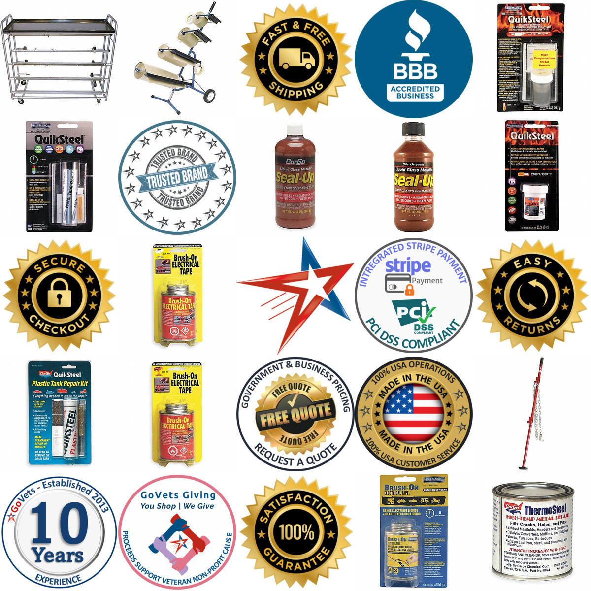 A selection of Automotive Repair products on GoVets