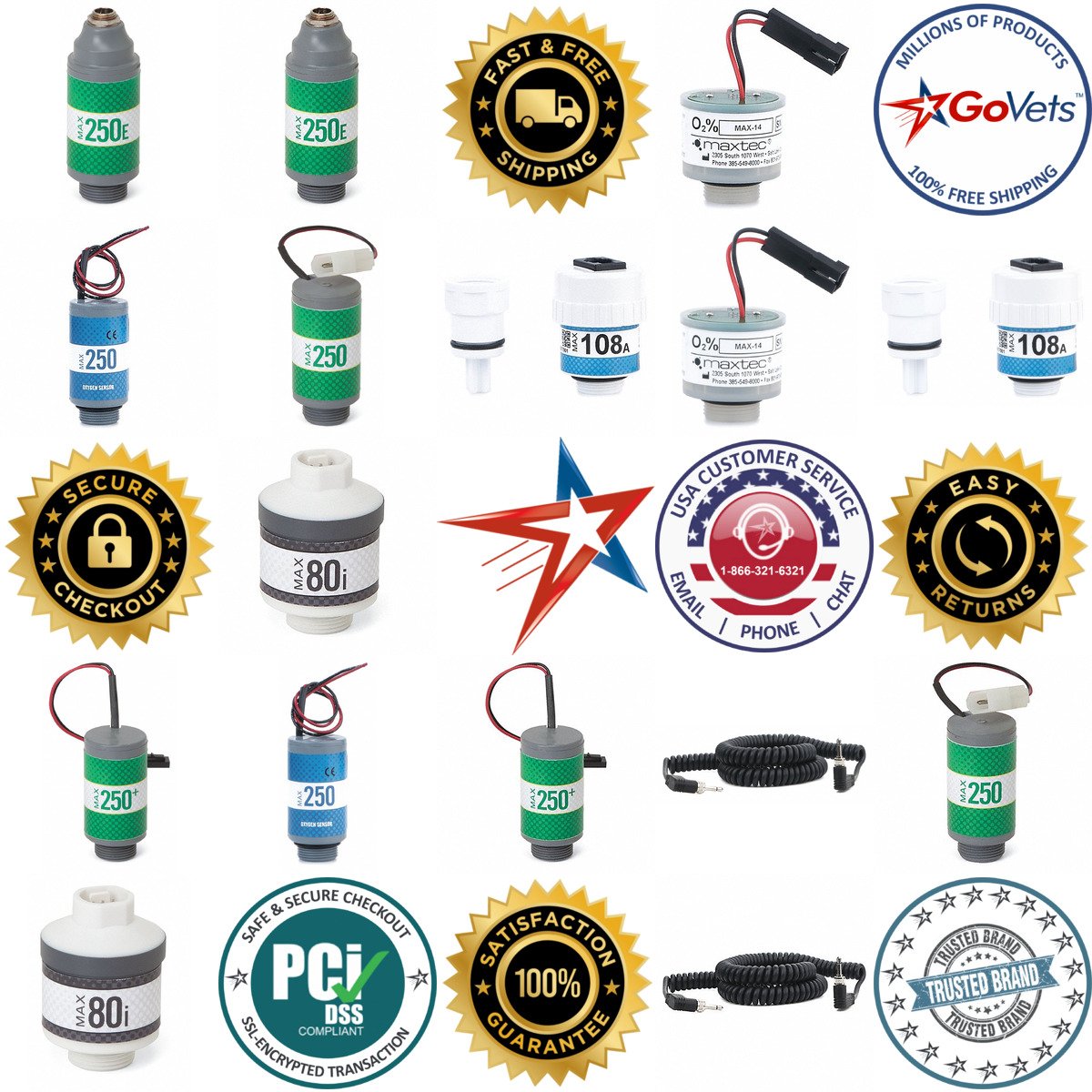 A selection of Oxygen Sensors products on GoVets