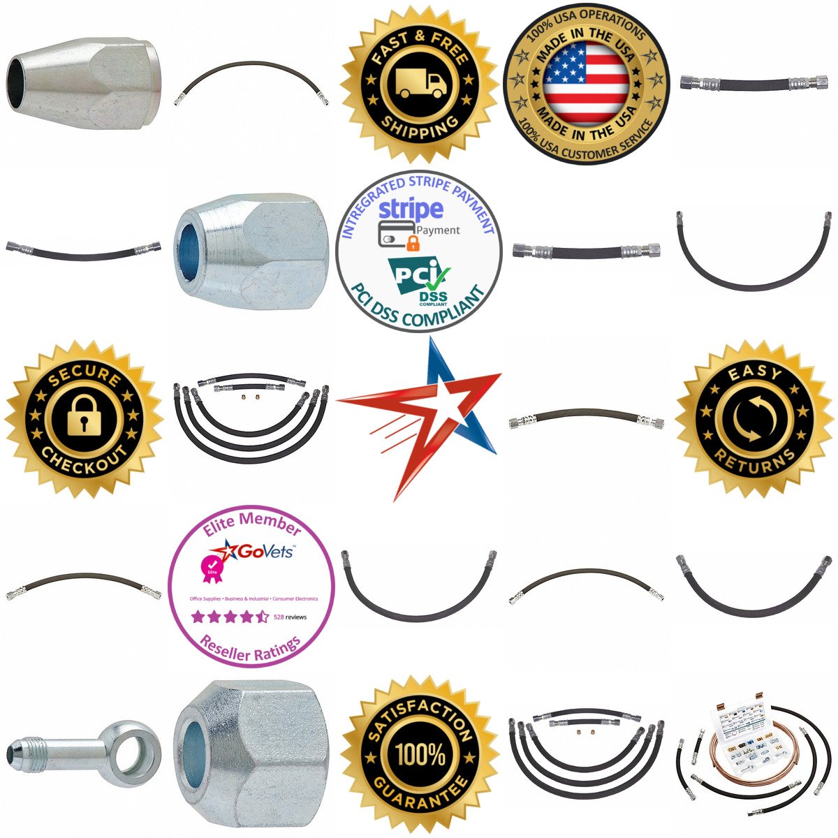 A selection of Power Steering Line Accessories products on GoVets