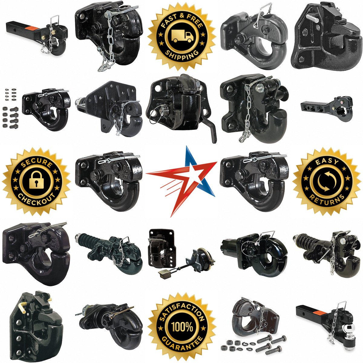 A selection of Pintle Hook Hitches products on GoVets