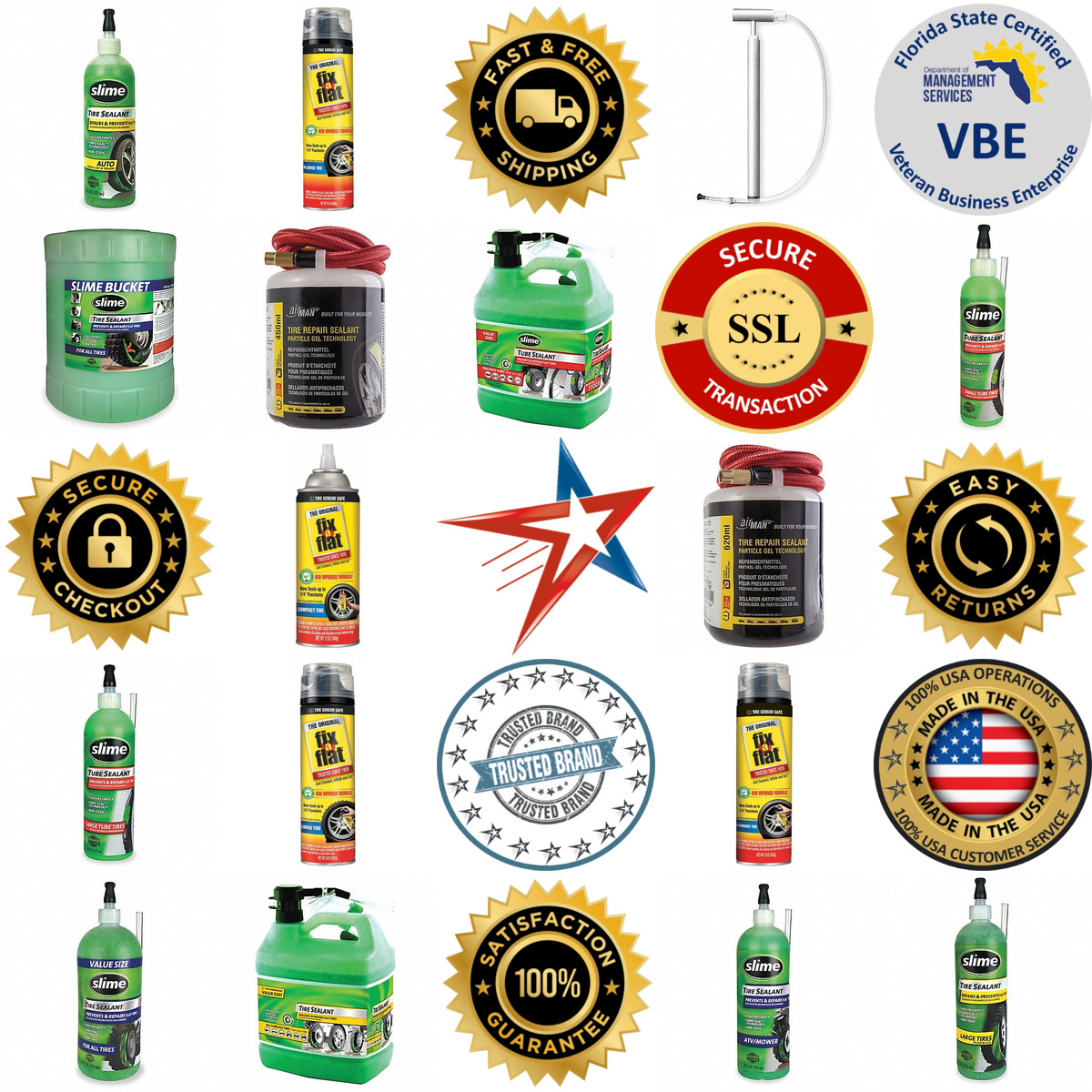 A selection of Tire Sealants products on GoVets