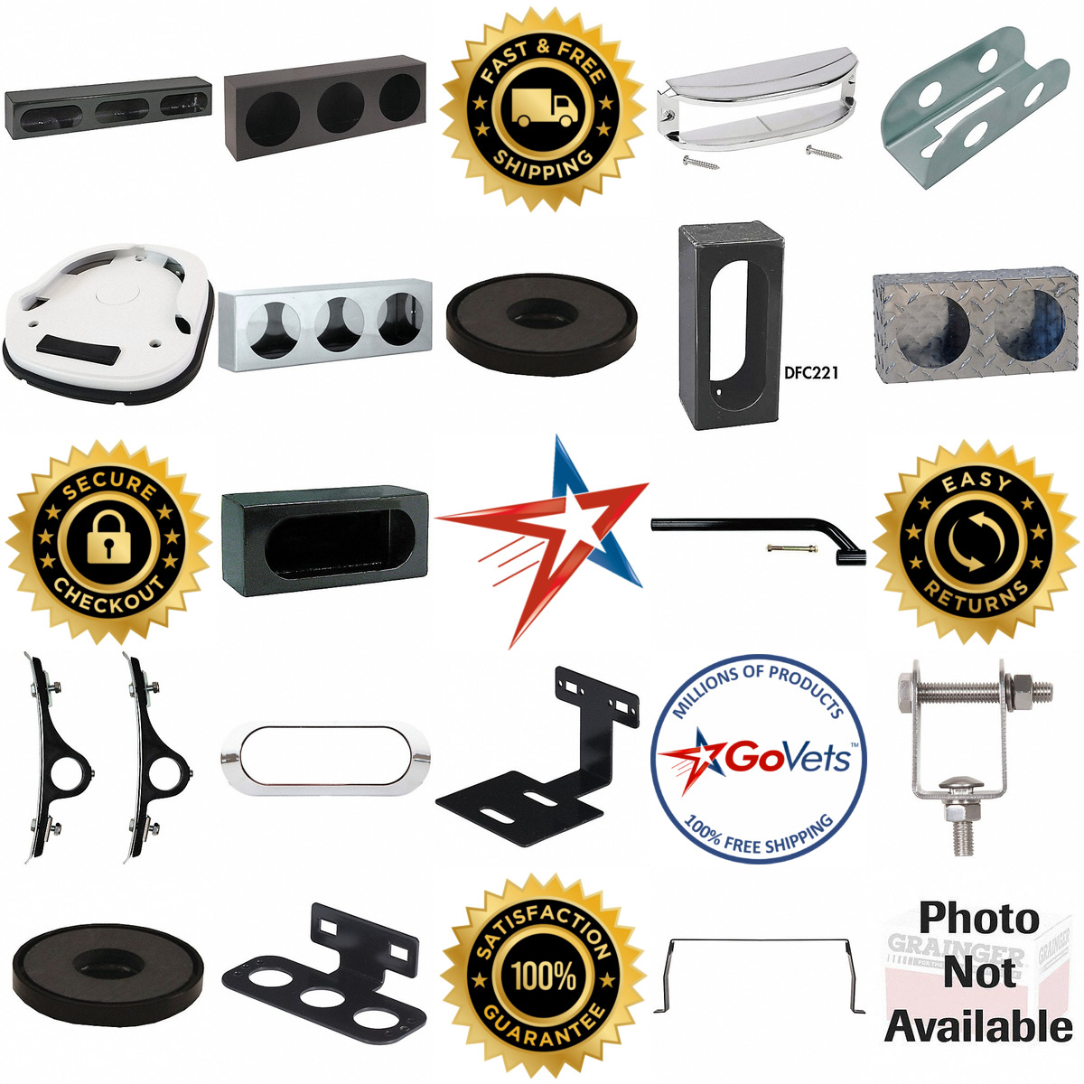 A selection of Vehicle Light Mounts Brackets and Remotes products on GoVets