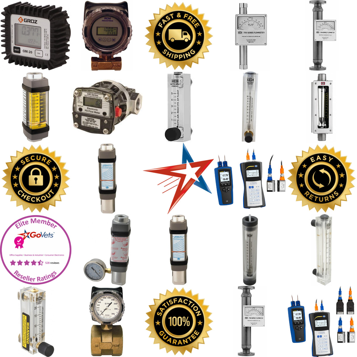 A selection of Flowmeters products on GoVets