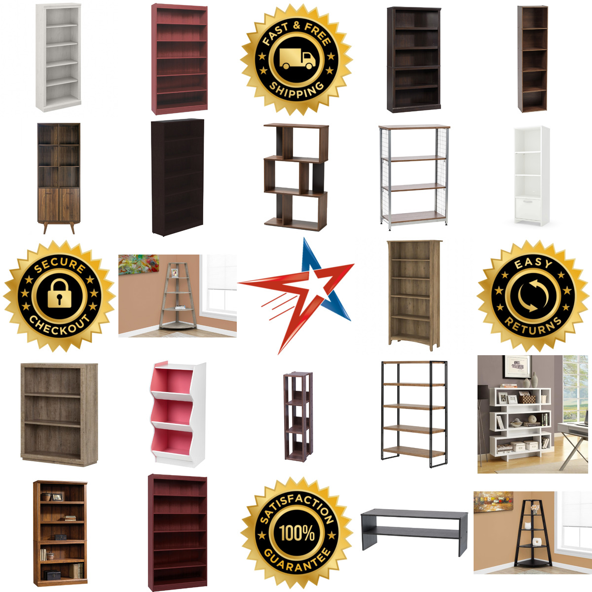 A selection of Wood Bookcases products on GoVets