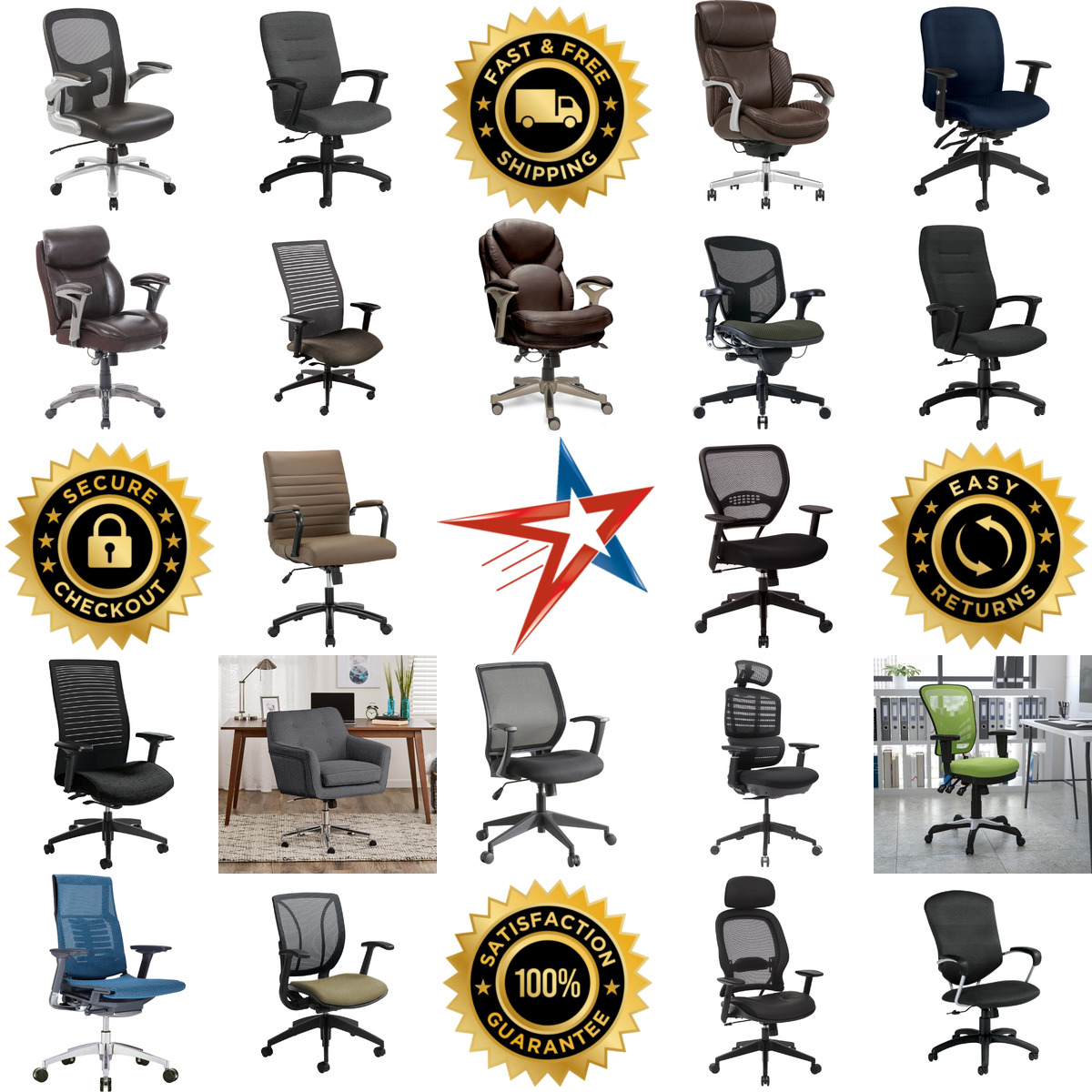 A selection of Office Chairs products on GoVets